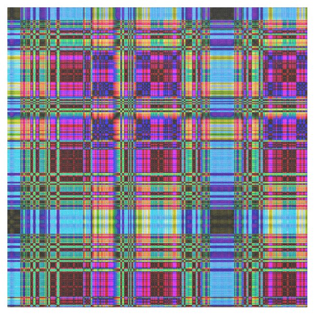 Tissu Plaid brillant (Fermer)