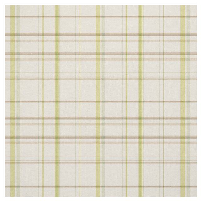 Tissu Plaid Pastel En Blanc Vert Clair (Échantillon)