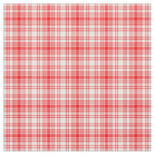 Tissu Plaid rouge