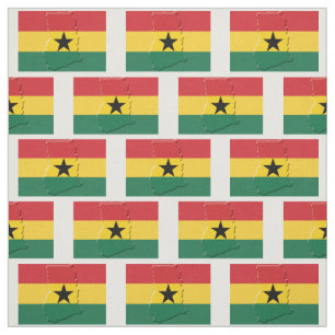 Tissu Plan du DRAPEAU GHANA