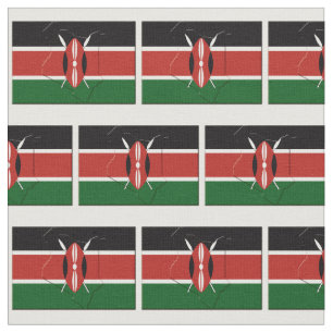 Tissu Plan du DRAPEAU KENYA