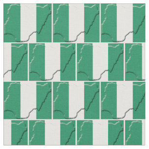 Tissu Plan du DRAPEAU NIGERIA