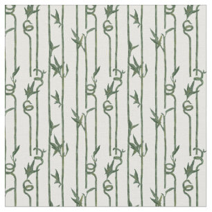 Tissu plante de forêt de bambou