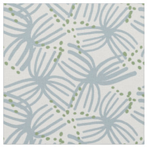Tissu Plantes côtières lignes abstraites récif corallien