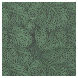 Tissu Plantes tropicaux en tache
