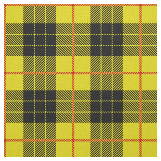 Tissu Plaque noire et jaune (Échantillon)