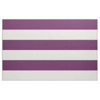Plum violet et ivoire Grandes rayures Grande échel