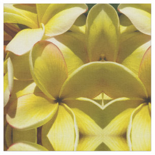 Tissu Plumeria hawaïen