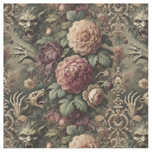 Tissu Plus fort que les fleurs - Carrelage classique got