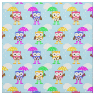 Tissu pluvieux de hibou d'externat