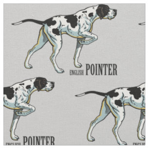 Tissu pointeur anglais