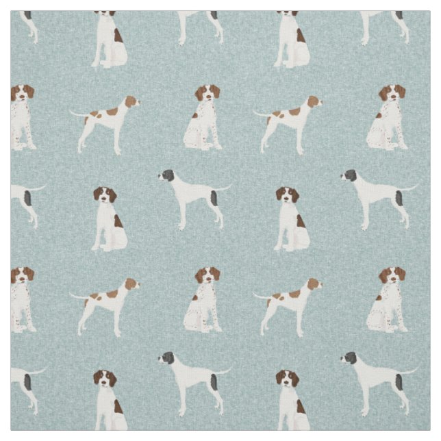 Tissu Pointeur anglais (Échantillon)
