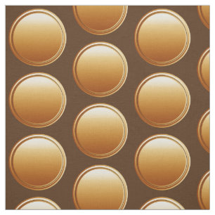Tissu Points de bouton - marron dégradé + votre arrière-