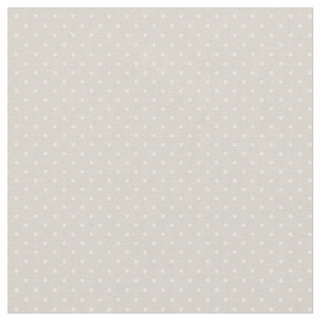 Tissu Points minuscules beiges lin (Fermer)