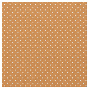 Tissu Points minuscules orange brûlés