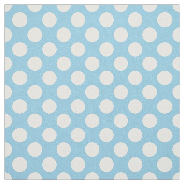 Tissu Pois Bleus, Motif Pointe Polka, Points, Pointe (Échantillon)