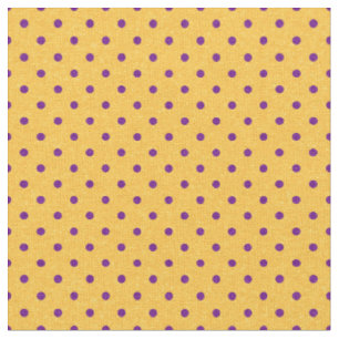 Tissu Pois jaune et pourpre lumineux