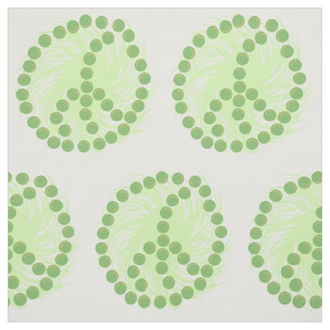 Tissu Pois tourbillons (Échantillon)