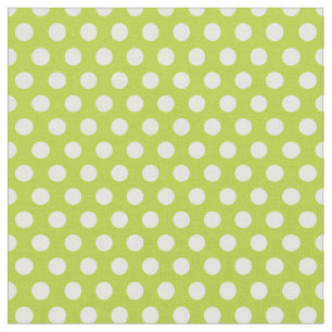 Tissu Pois verts Apple