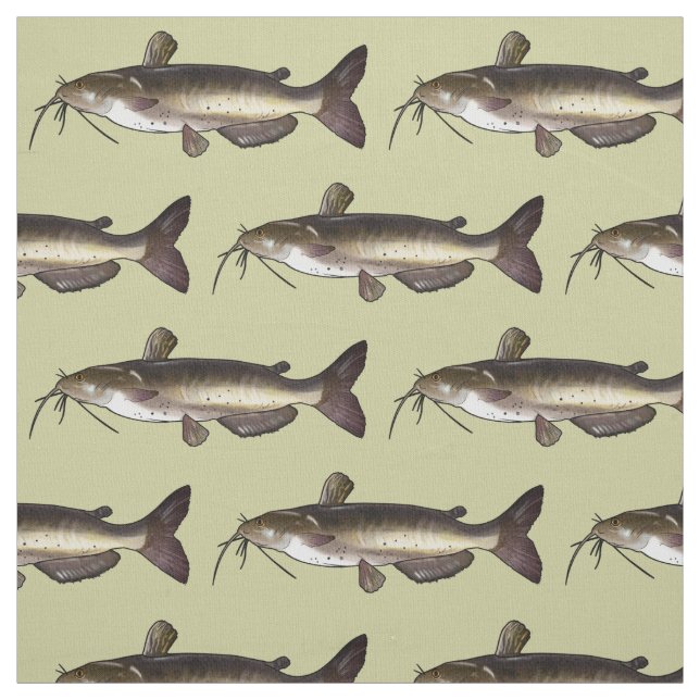 Tissu Poisson-chat (Échantillon)