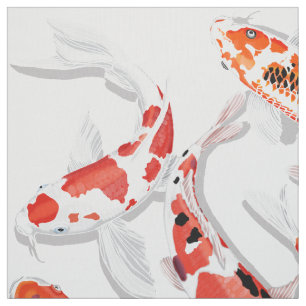 Tissu Poisson koi