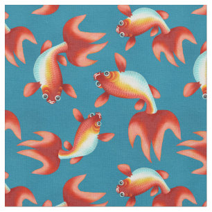 Tissu Poisson koi