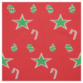 Tissu Polka Dot Red Tissus de Noël KriyasCollection