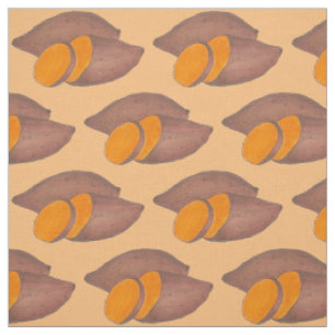 Tissu Pommes de terre Sucrées Yam Orange Foie Veggie