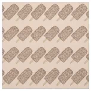 Tissu Pop Popsicles de crème glacée Éclair au chocolat P