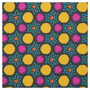 Tissu POPSTAR - Fun Colorful Children's Modern géométriq