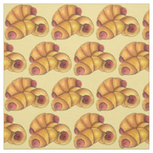 Tissu Porcs dans une couverture Croissant Rouleau Hot Ch