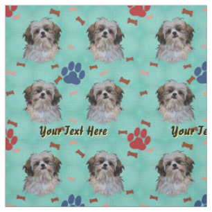Tissu Portrait Shih Tzu