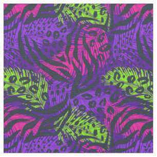 Tissu Poster de animal de Neon