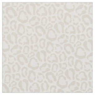 Tissu Poster de animal léopard beige