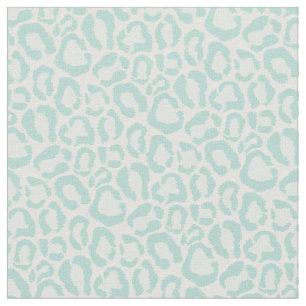 Tissu Poster de animal Mint Leopard