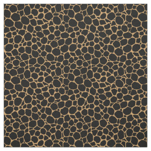Tissu Poster de animal noir