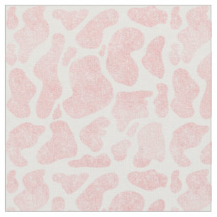 Tissu Poster de animal rose Gold Blanc Grand Cow Spots