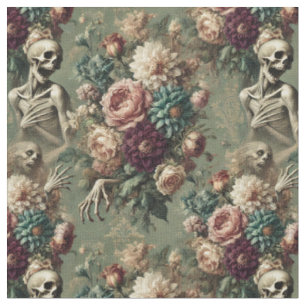 Tissu Posthumous Heartache - Carreau classique gothique