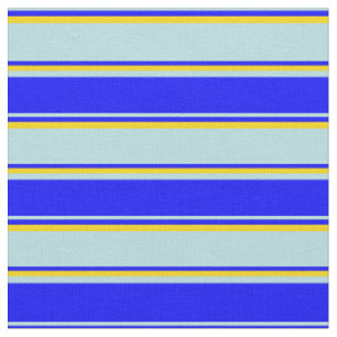 Tissu Poudre bleu, bleu et jaune Motif