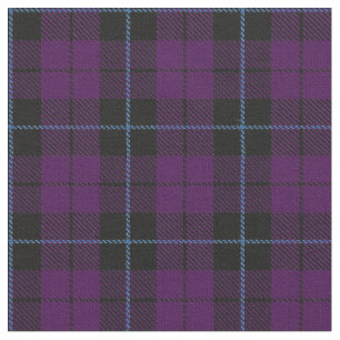 Tissu pourpre de plaid avec la copie de rayure