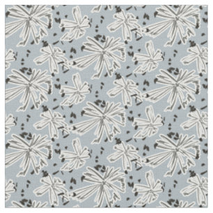 Tissu Prairie de pâquerettes - bleu