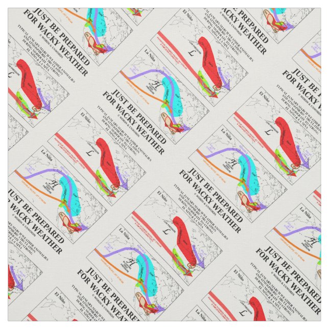 Tissu Préparez-Vous À Un Météo Mauvais (Échantillon)