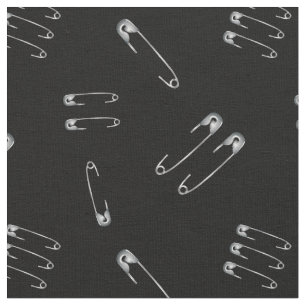 Tissu Punk Rock Motif d'épingle de sécurité de goth méta