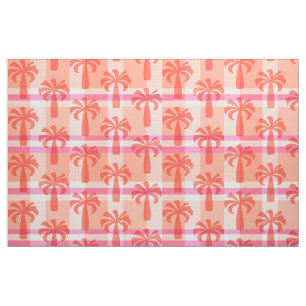 Tissu Pupule Hawaiian Vintage Palm Tree Plaid