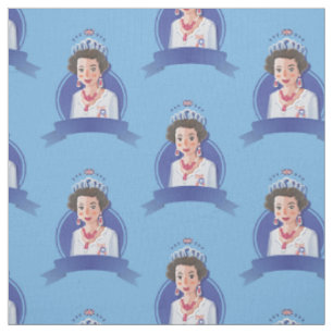 tissu queen elizabeth 2