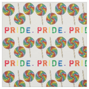 Tissu Rainbow Candy Sweet Lolly Lollipop Gay pride LGBT