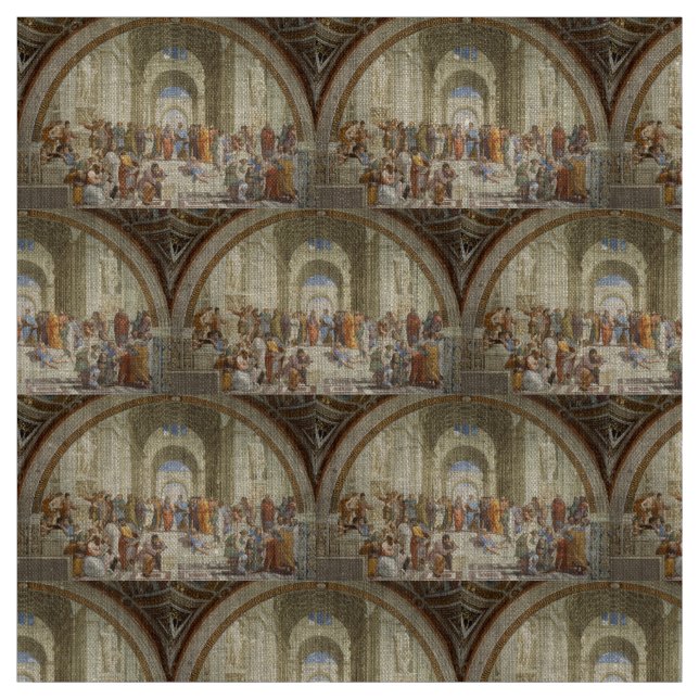 Tissu Raphael - École d'Athènes (Échantillon)
