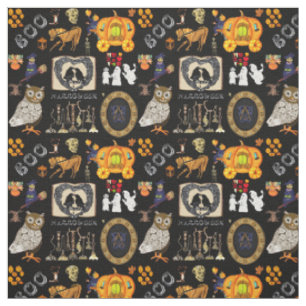 Tissu Ravens Citrouille fantôme de Sleepy Hollow Horse