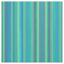 Tissu rayé côtier de vert bleu d'aquarelle