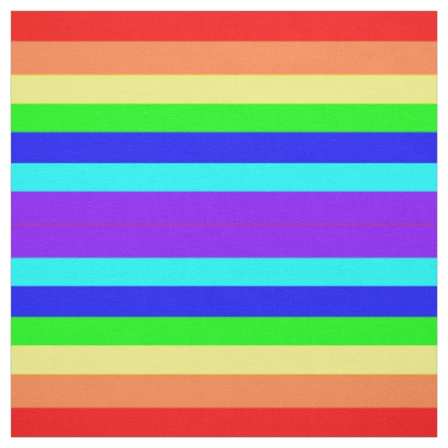Tissu Rayures arc-en-ciel (Échantillon)